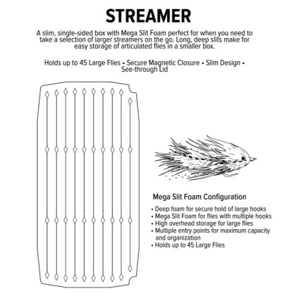 Umpqua UPG Streamer Fly Box Large pudełko muchowe na streamery